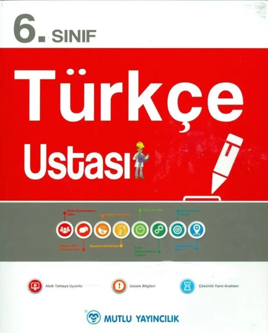 Mutlu Yayıncılık 6. Sınıf Türkçe Ustası