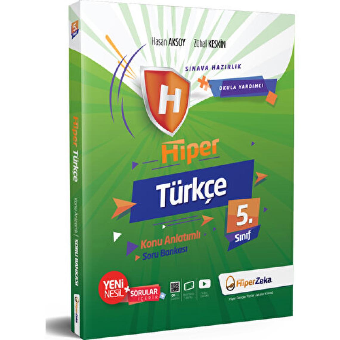 Hiper Zeka Yayınları 5. Sınıf Hiper Türkçe Konu Anlatımlı & Soru Bankası
