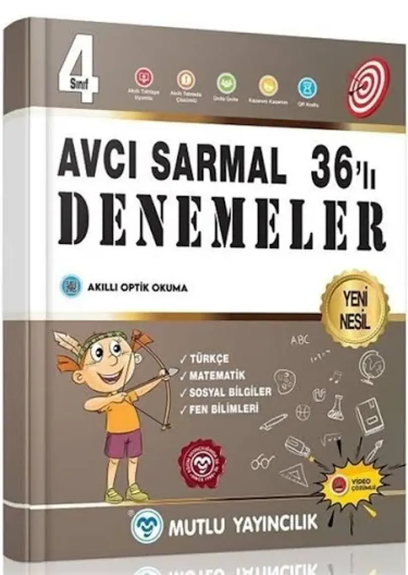 Mutlu Yayıncılık 4. Sınıf Çarşaf Çarşaf 36'Lı Deneme