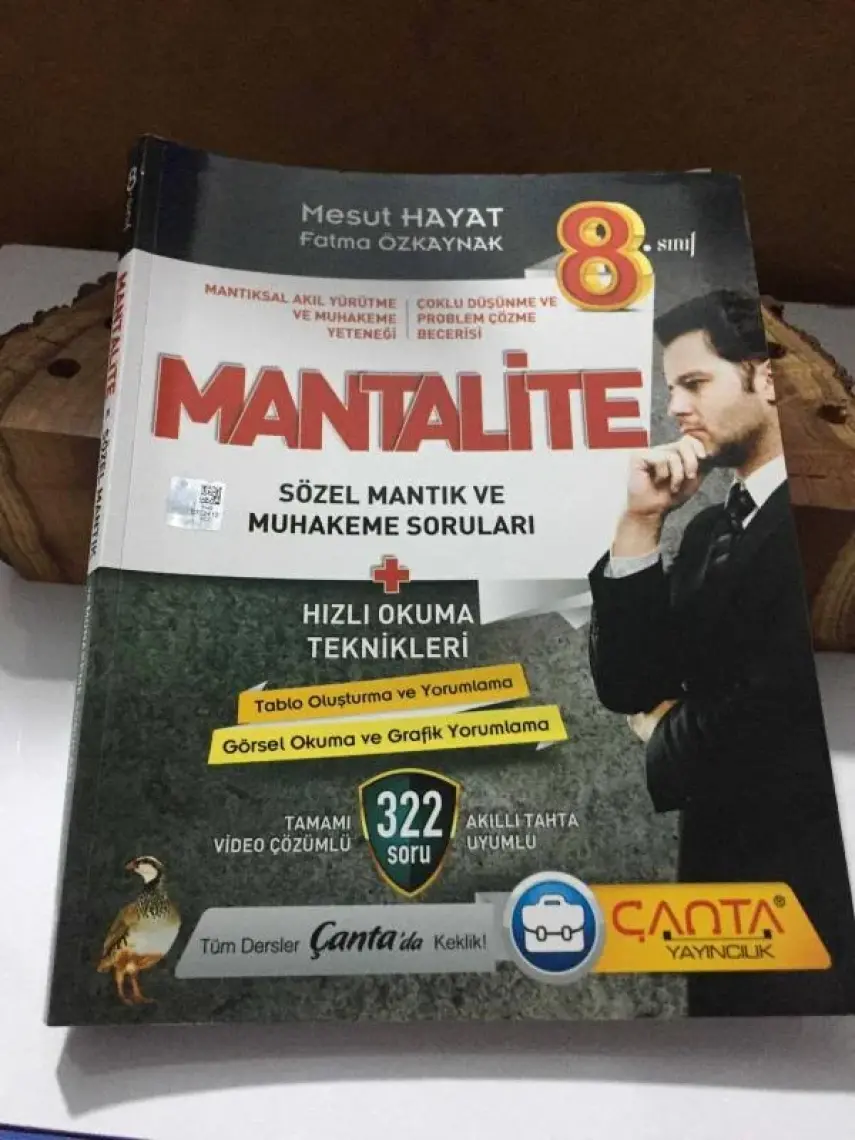 Çanta Yayınları 8.Sınıf Sözel Mantık Ve Muhakeme Mantalite