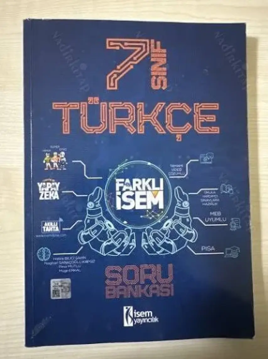 İSEM Yayıncılık 7. Sınıf Farklı Türkçe Soru Bankası