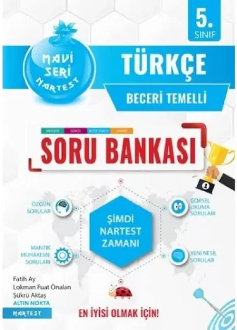 Nartest Yayınevi 5. Sınıf Türkçe Soru Bankası Fen Liselerine Hazırlık