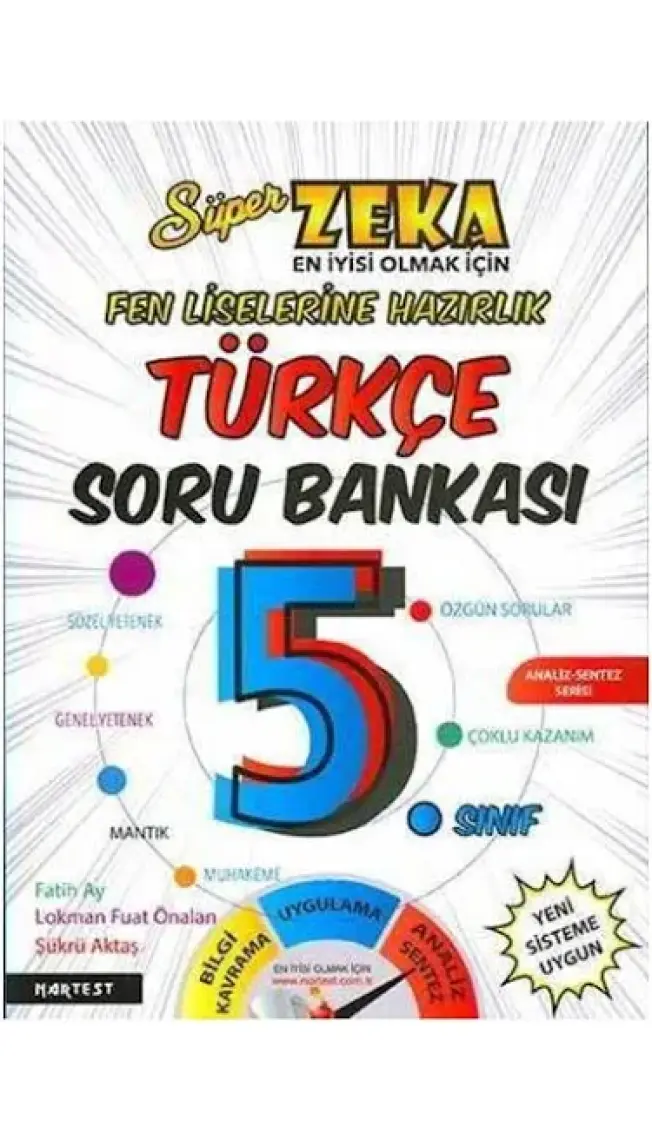 Nartest Yayınevi 5. Sınıf Türkçe Soru Bankası Fen Liselerine Hazırlık