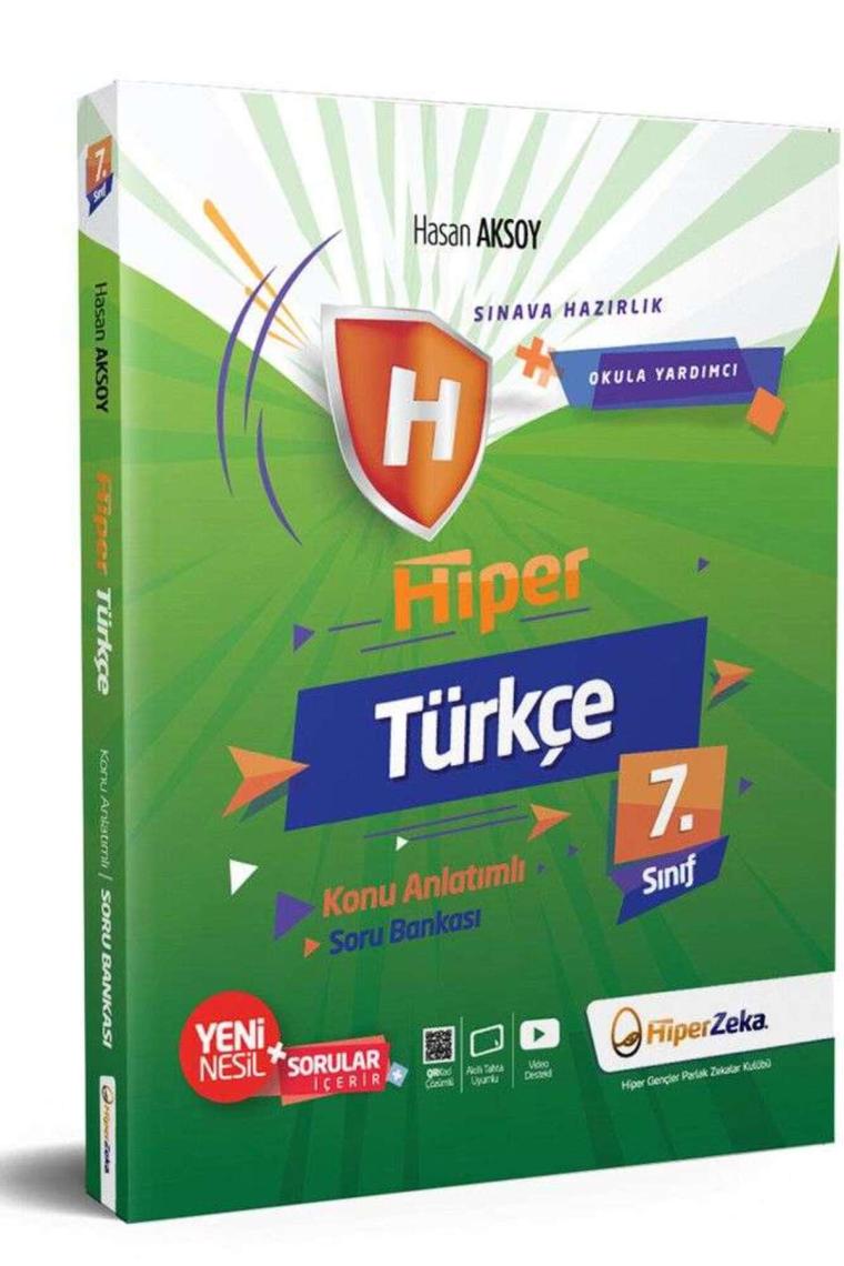 Yayınları 7. Sınıf Hiper Türkçe Konu Anlatımlı Soru Bankası