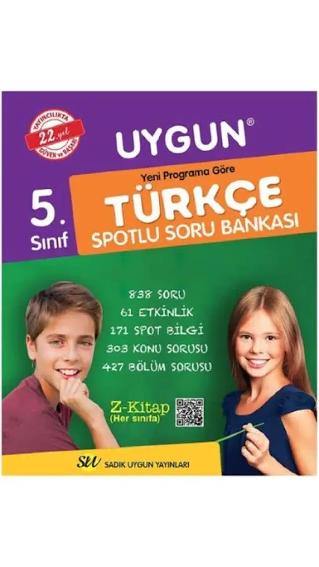 Sadık Uygun Yayınları 5. Sınıf Türkçe Soru Bankası