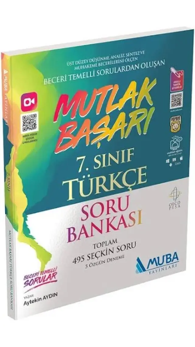 Muba Yayınları 7. Sınıf Mutlak Başarı Türkçe Soru Bankası