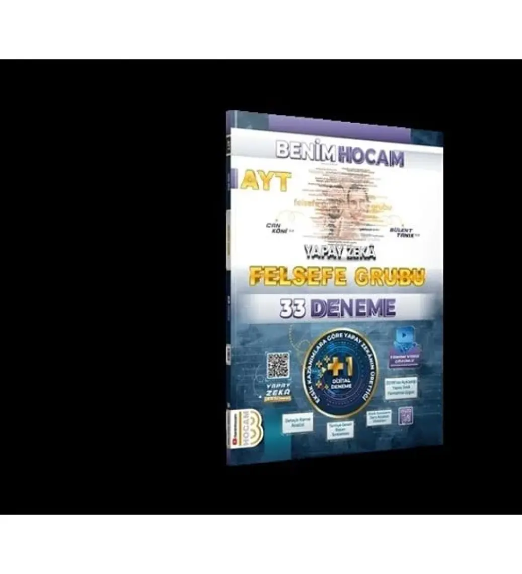 Benim Hocam Yayınları 2024 AYT Yapay Zeka Felsefe Grubu 33 Deneme