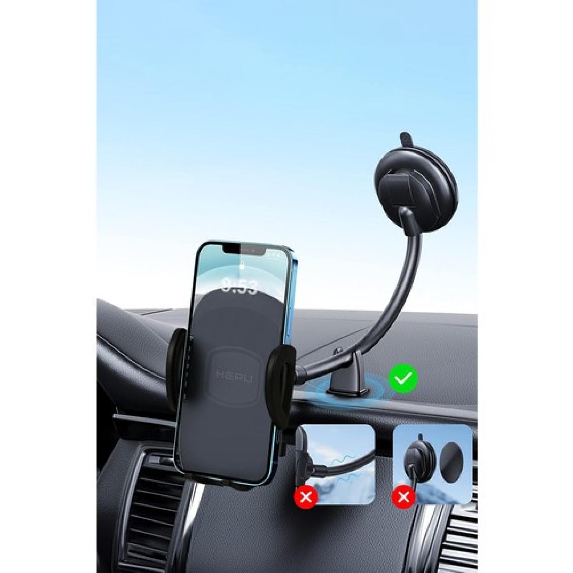 Mimtec Araç Içi Uzayan Ayarlanabilir Telefon Tutucu Cam ve Torpido