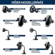 Woyax By Deji Güçlü Mıknatıslı Kancalı Araç Içi Telefon Tutucu - Havalandırma Araba Telefon Tutacağı