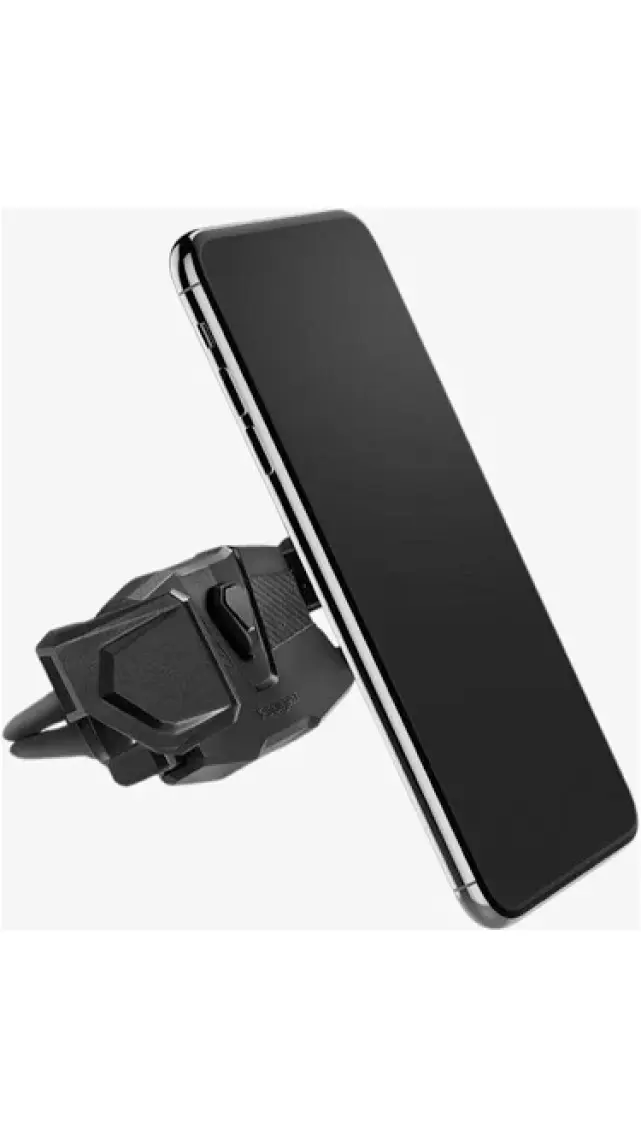 Spigen Air Vent Araç içi Telefon Tutucu (Tüm Cihazlarla Uyumlu Araç Tutacağı) Kuel Click.R - 000CP26265