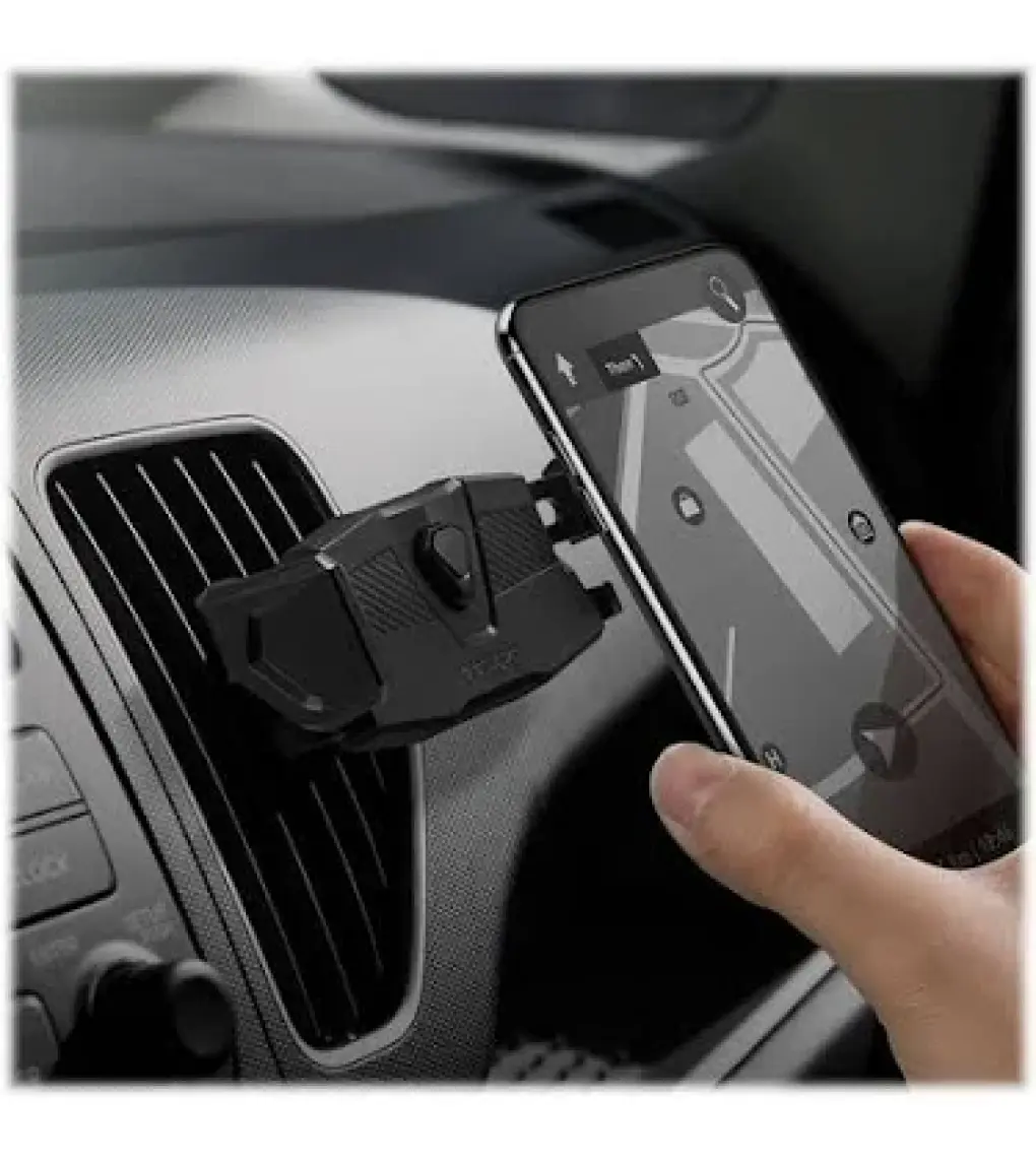 Spigen Air Vent Araç içi Telefon Tutucu (Tüm Cihazlarla Uyumlu Araç Tutacağı) Kuel Click.R - 000CP26265