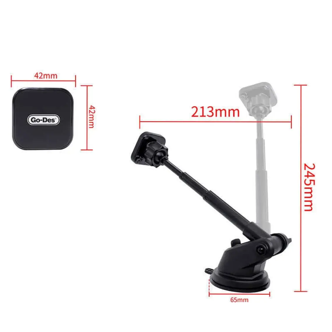 Go-Des GD-HD638 Magnetik Araç Telefon Tutucu
