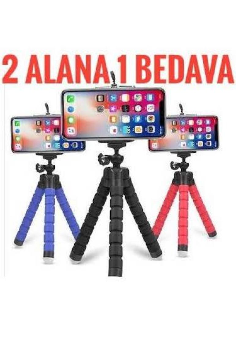 Azemax Piranha Ahtapot Telefon Tutucu 5425/KIRMIZI