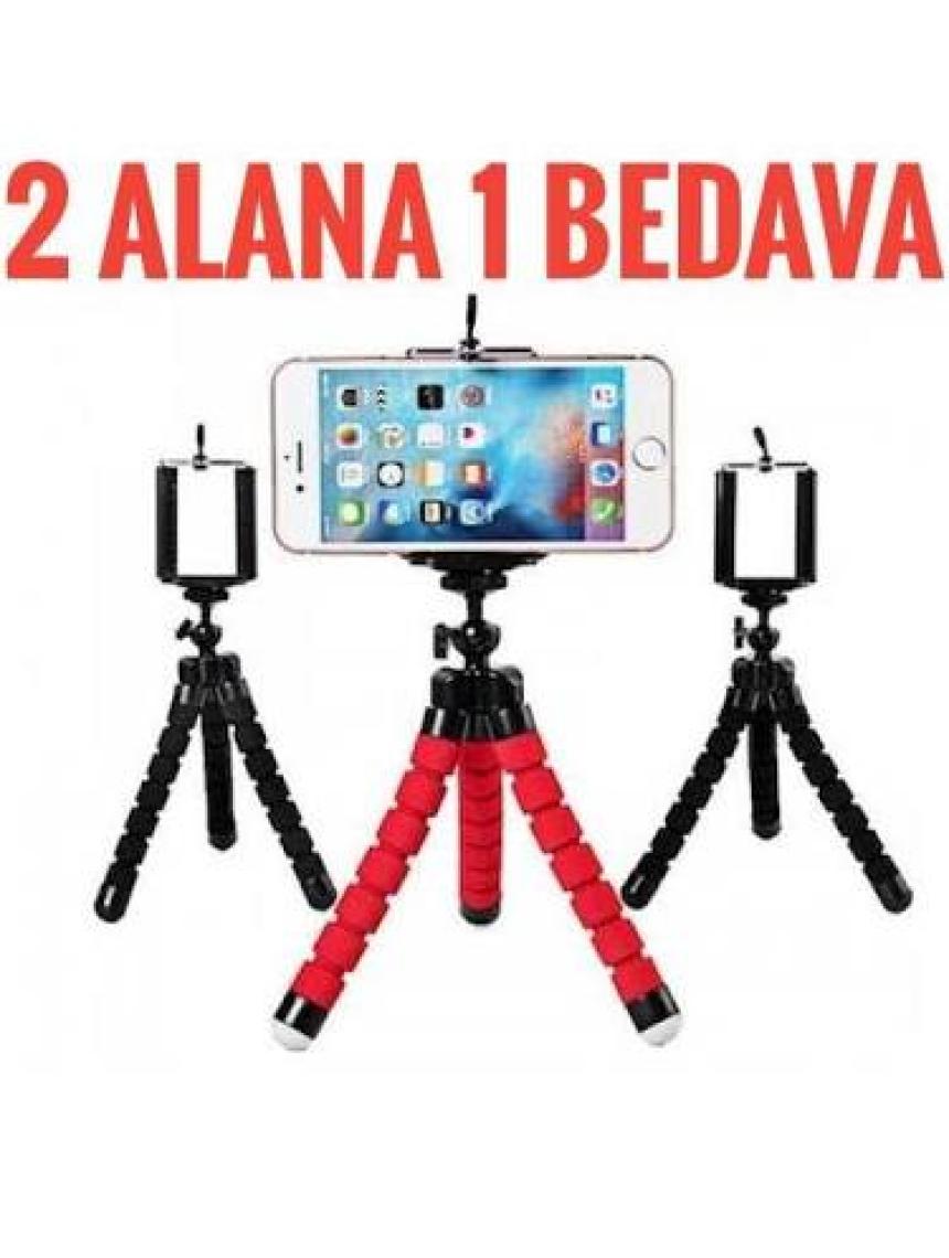 Azemax Piranha Ahtapot Telefon Tutucu 5425/KIRMIZI