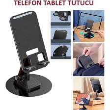 Telefon Tutucu Katlanabilir Tablet Tutucu Masa Üstü Şarj Standı Metal Telefon Tutacağı