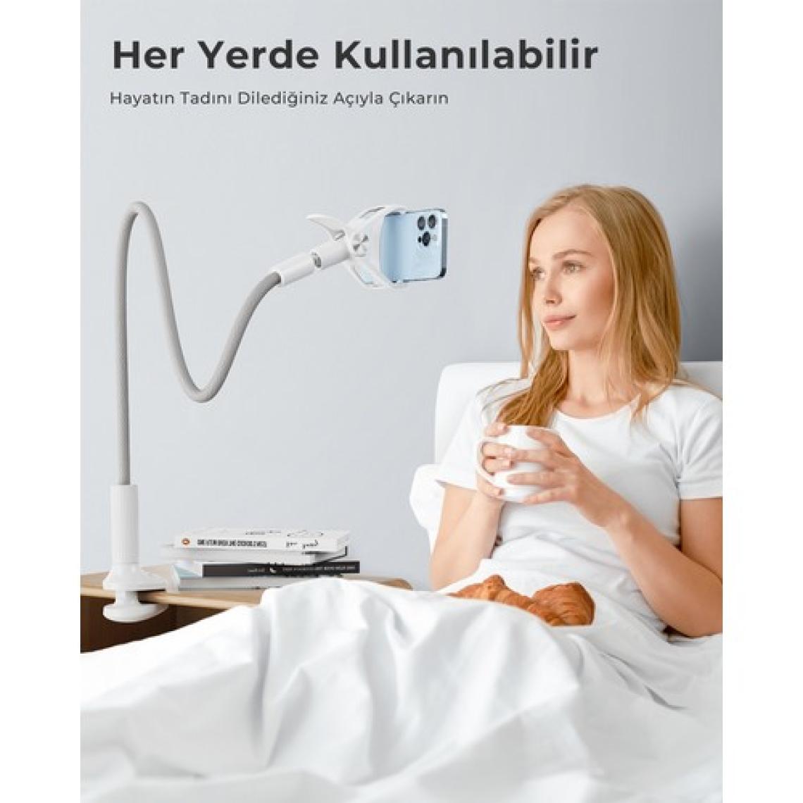 Bix Saıjı Ivy-95 Akrobat Esnek Telefon Tutucu Uzunluğu 38.6” Esnek Deri Kol Cep Telefonu Montaj Standı