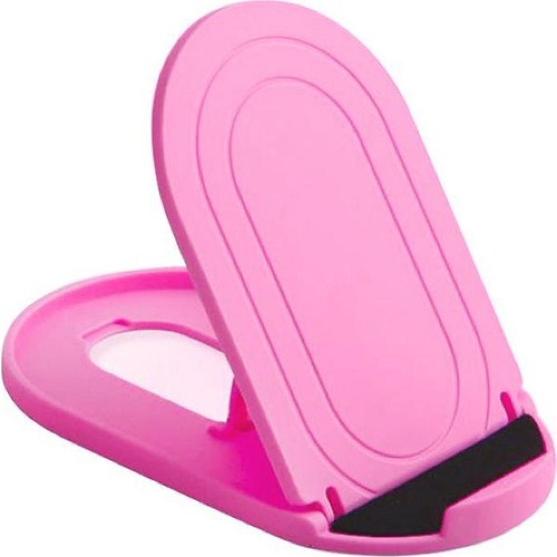 Juo MT00790 Katlanır Masaüstü Telefon Tutucu Pembe