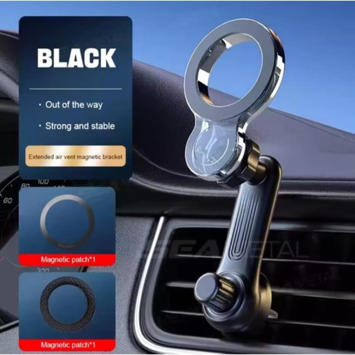 Magsafe Uyumlu 360° Dönen Ayarlanabilir Izgara/havalandırma Uyumlu Mıknatıslı Araç Telefon Tutucu Araba Telefontutacağı
