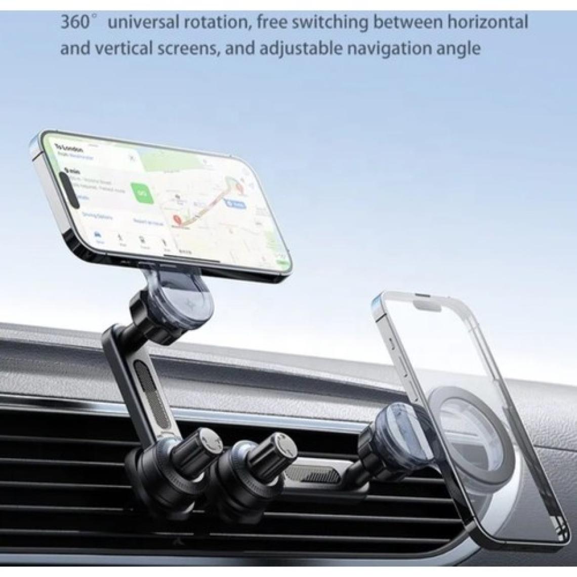 Magsafe Uyumlu 360° Dönen Ayarlanabilir Izgara/havalandırma Uyumlu Mıknatıslı Araç Telefon Tutucu Araba Telefontutacağı