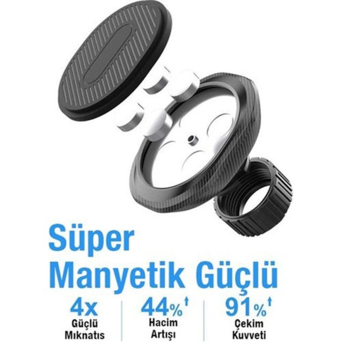 Qozie Araç Havalandırma Bölmesi 360° Dönebilen Manyetik Telefon Tutucu
