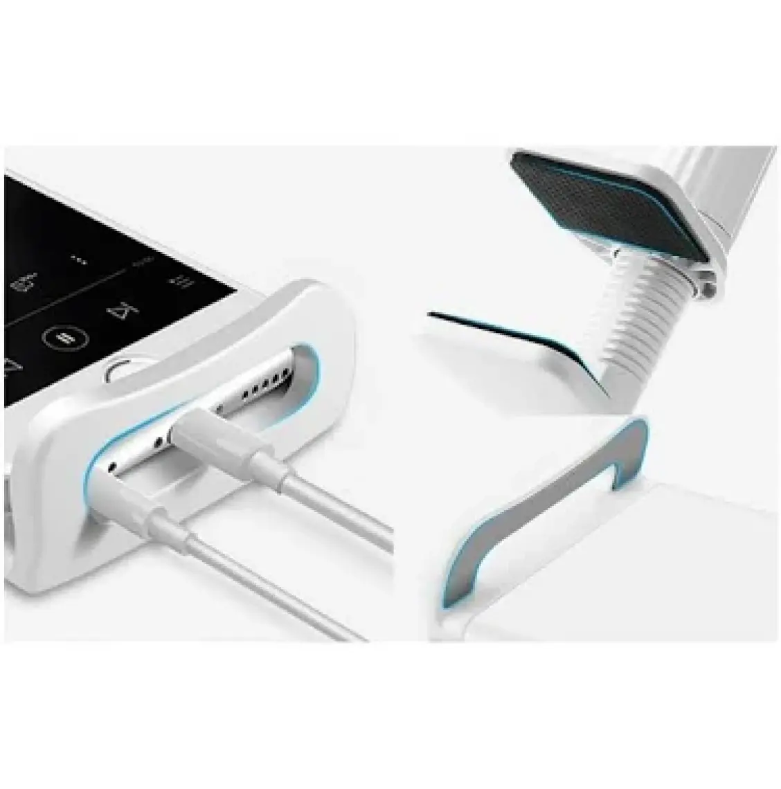 Ugreen Flexible Esnek Yatak Masa Telefon Tutucu Beyaz 90CM