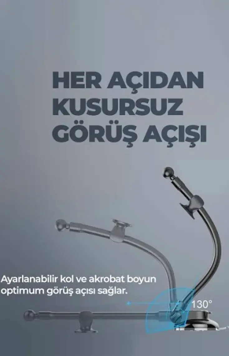 Woyax By Deji Active 360 Vantuzlu Araç Içi Telefon Tutucu - Vakumlu Akrobat Araba Telefon Tutacağı