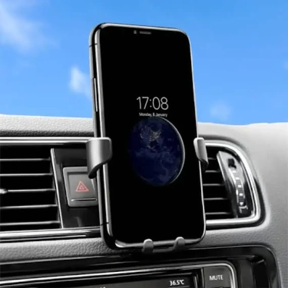 Miray Life Araç Içi Klima Izgarasına Takılabilen Plastik Oto Telefon Tutucu Gravity (4767) - EMY7155-2455