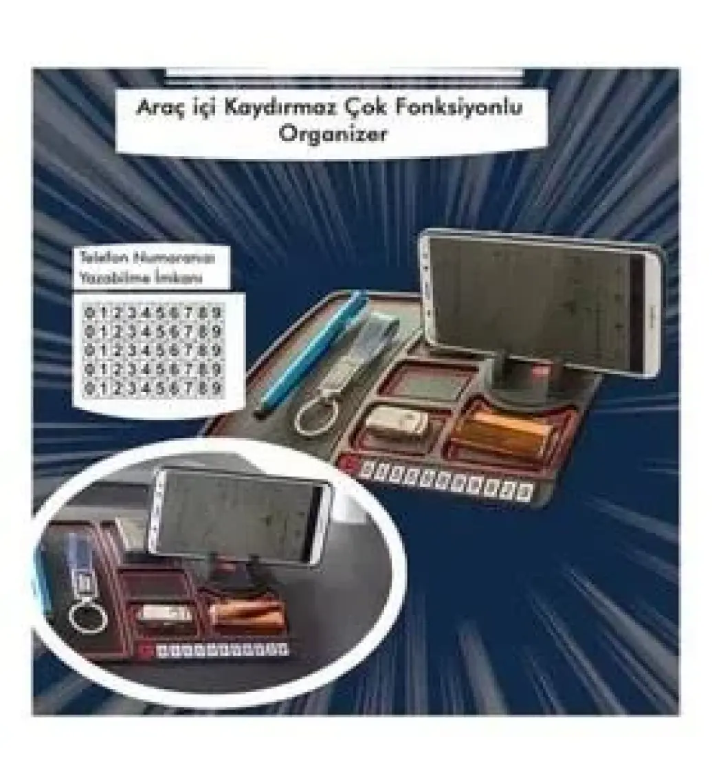 Ttt Çok Fonksiyonlu Araç Içi Telefon Tutucu