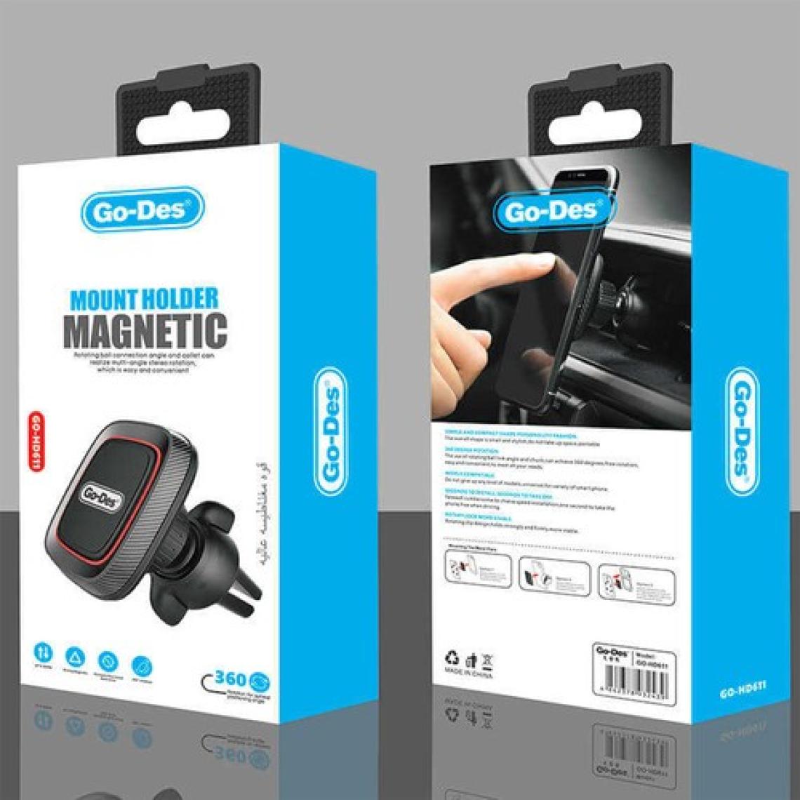Go-Des GD-HD611 Magnetic Araç Telefon Tutucu