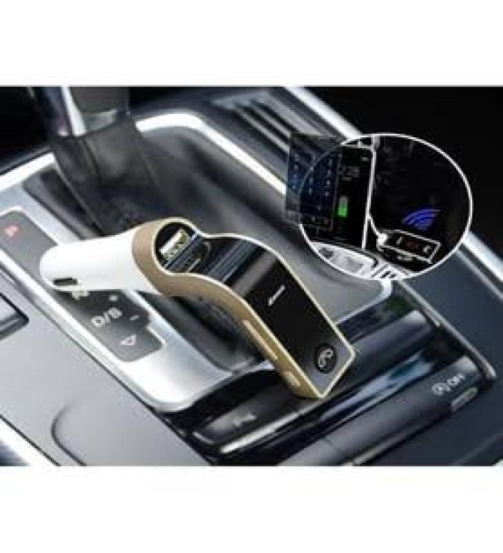 Toptancı Kapında Carg7 Bluetooth Araç FM Transmitter Usb Girişli