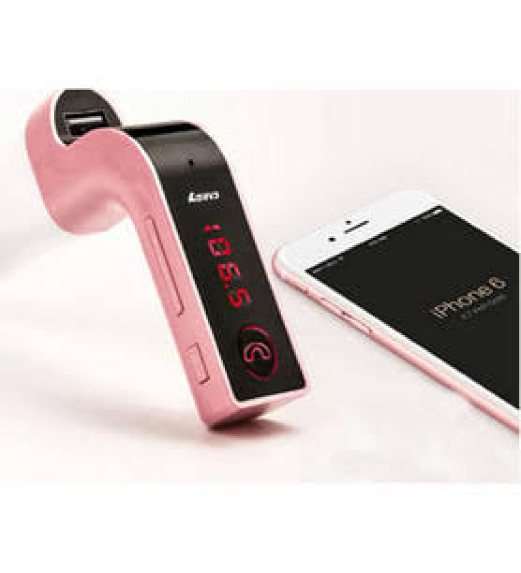 Toptancı Kapında Carg7 Bluetooth Araç FM Transmitter Usb Girişli