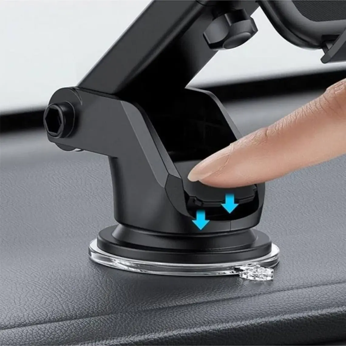 Hobimtek Hb-39 Otomatik Klipsli Araba Telefon Tutucu Ayarlanabilir Cam ve Torpido Için Yüksek Kalite Tutucu