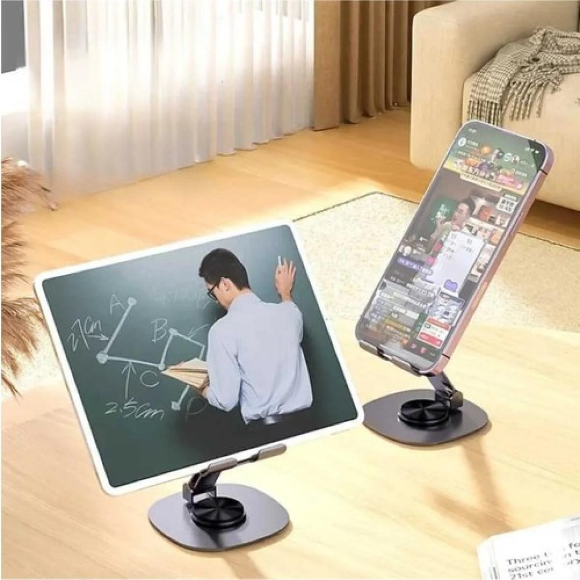 Mega Oto Market 360° Dönen Metal Masaüstü Tablet ve Telefon Standı