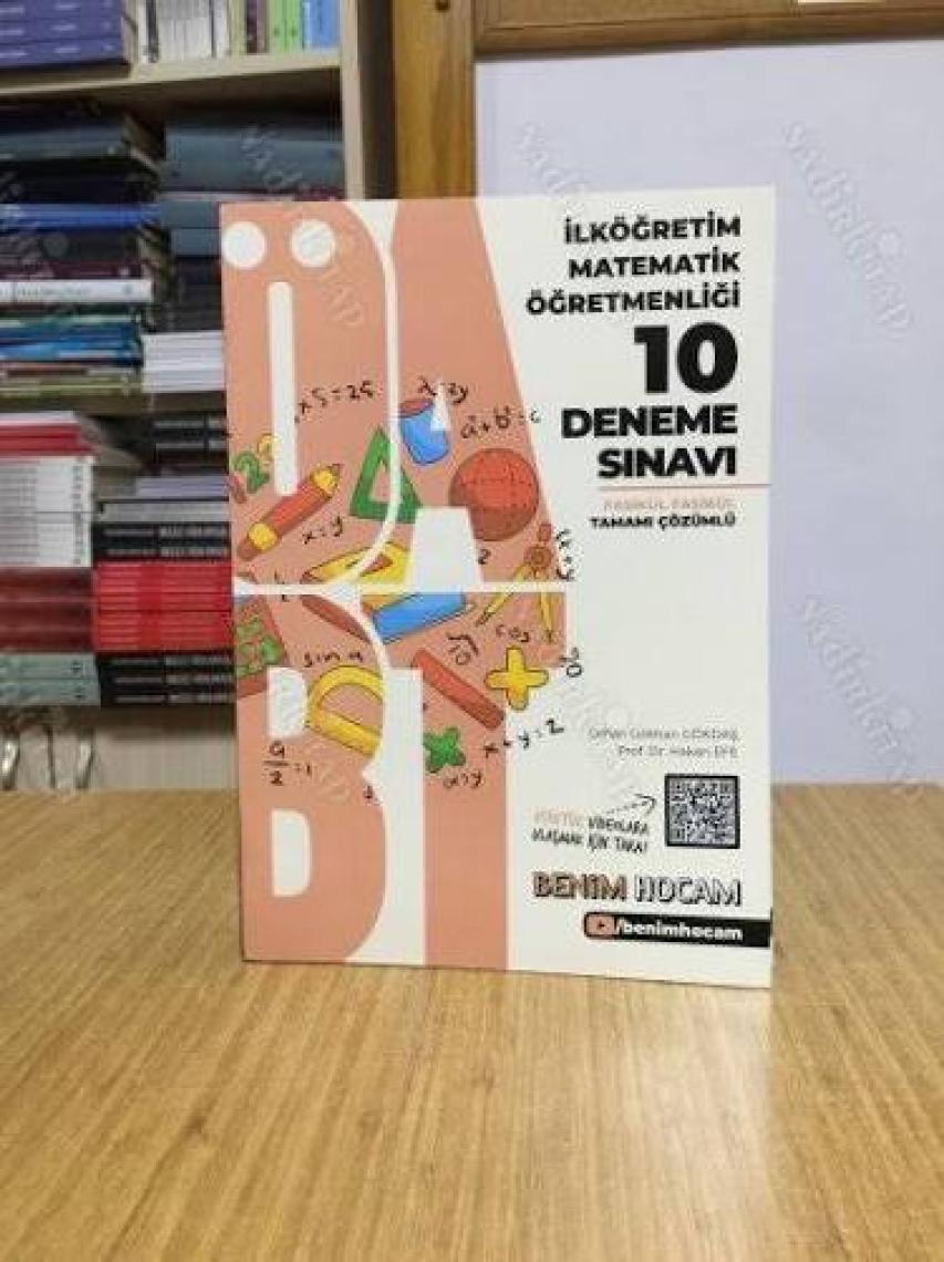 Benim Hocam Yayınları 2021 ÖABT Ilköğretim Matematik Öğretmenliği Tamamı Çözümlü 10 Fasikül Deneme Sınavı
