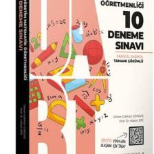 Benim Hocam Yayınları 2021 ÖABT Ilköğretim Matematik Öğretmenliği Tamamı Çözümlü 10 Fasikül Deneme Sınavı