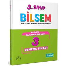 Markaj Yayınları 3. Sınıf Bilsem Çözümlü 3 Fasikül Deneme Sınavı