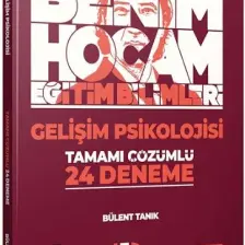 Benim Hocam Yayınları 2024 Eğitim Bilimleri Gelişim Psikolojisi Tamamı Çözümlü 24 Deneme