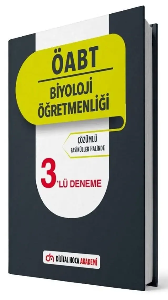 Dijital Hoca Akademi ÖABT 2022 Biyoloji Öğretmenliği Çözümlü 3’ Lü Deneme