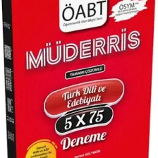 Tercih Akademi Öabt 2020 Müderris Türk Dili ve Edebiyatı 5 x 75 Tamamı Çözümlü Deneme