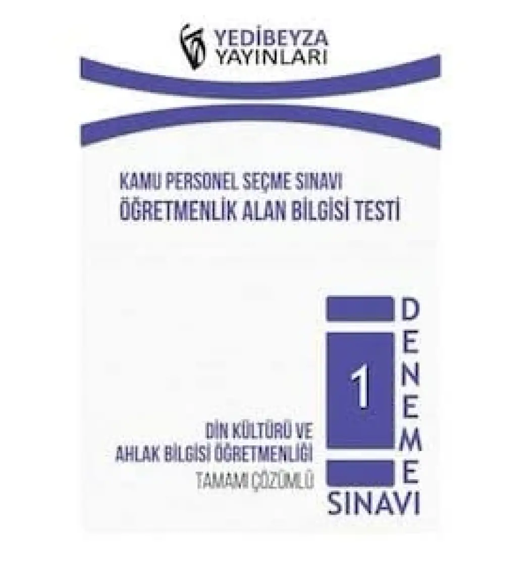 Yedi Beyza Yayınları Öabt 2020  Din Kültürü ve Ahlak Bilgisi 7 Detaylı Çözümlü Deneme