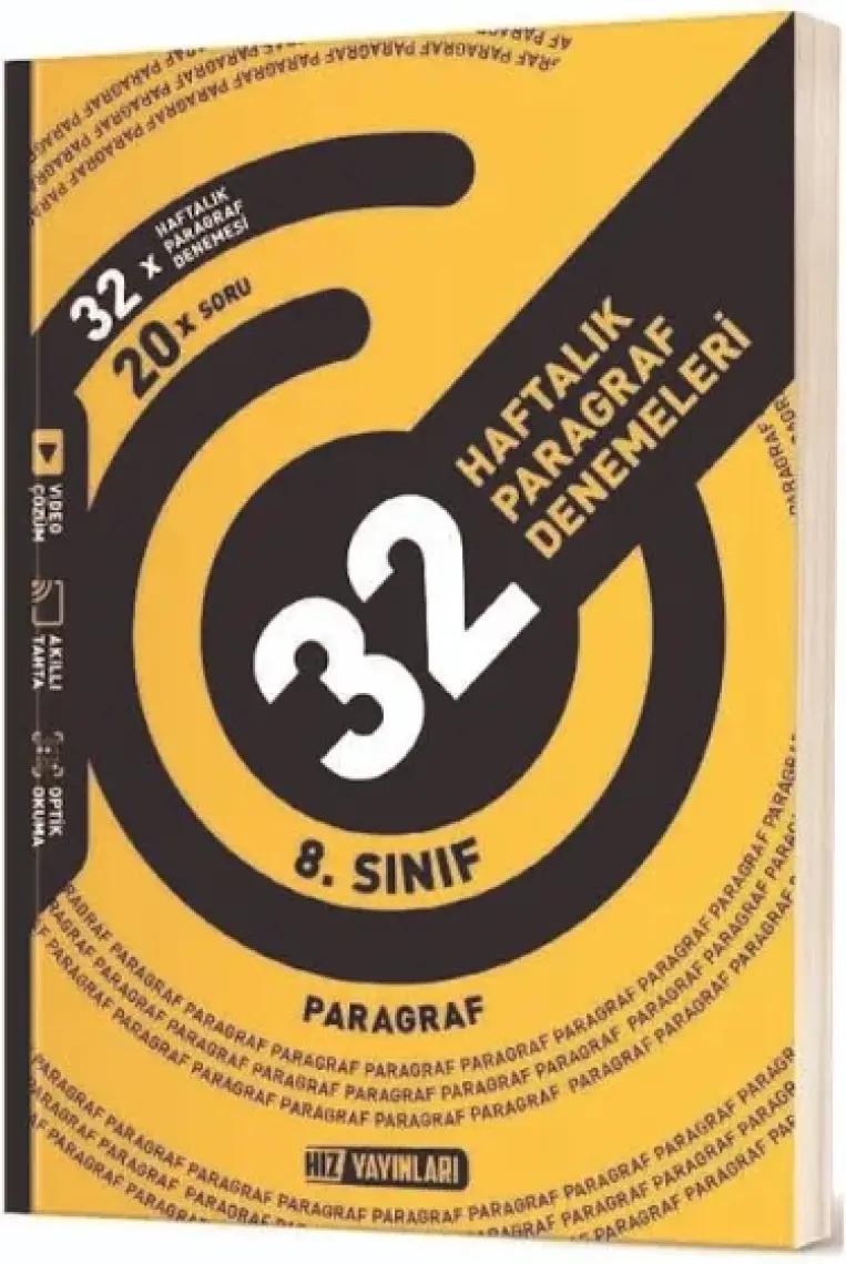 Hız Yayınları 8. Sınıf Paragraf Haftalık Deneme 2024