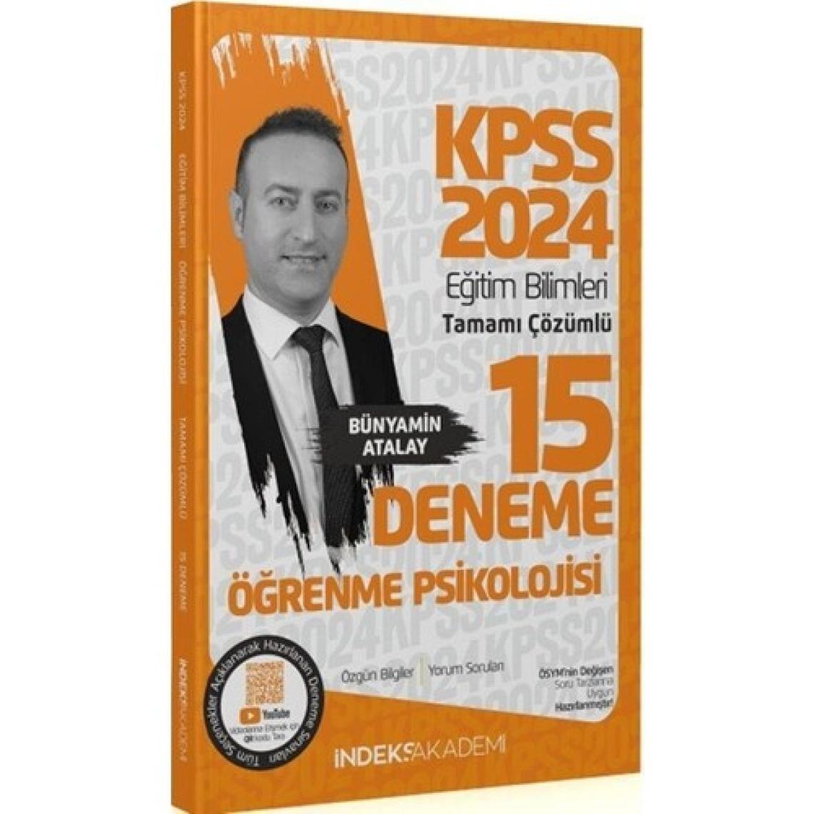 İndeks Akademi Yayıncılık 2024 KPSS  Eğitim Bilimleri Öğrenme Psikolojisi 15 Deneme