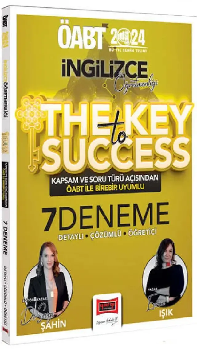 Yargı Yayınevi 2024 ÖABT İngilizce Öğretmenliği The Key To Tamamı Çözümlü 7 Deneme