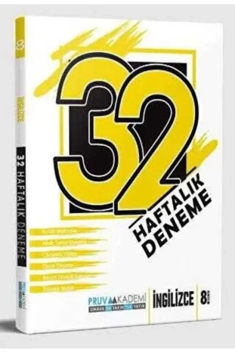 Pruva Akademi 8. Sınıf 32 Haftalık Deneme