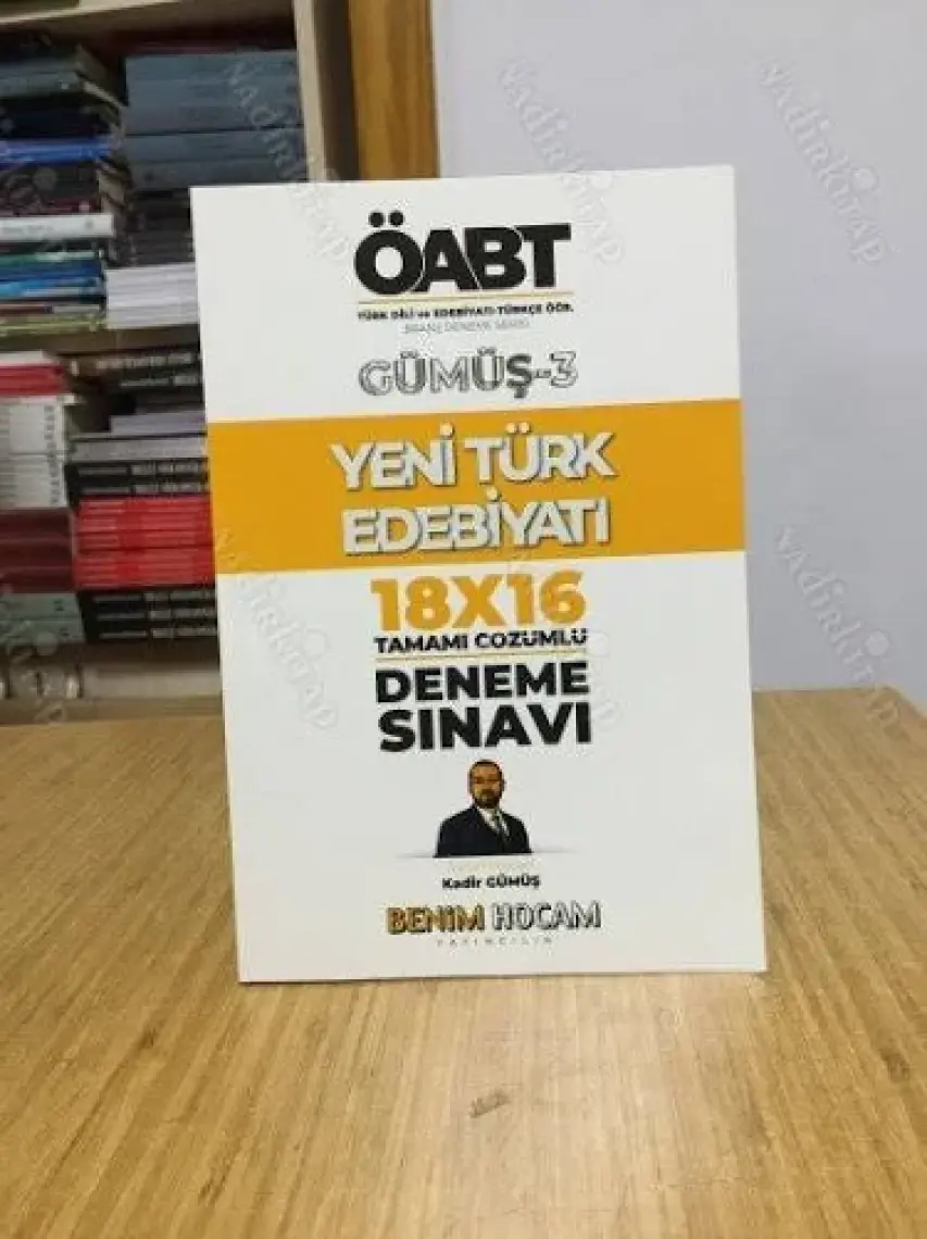 Benim Hocam Yayınları  2023 Gümüş Serisi 3 ÖABT Türk Dili ve Edebiyatı Yeni Türk Edebiyatı 18x16 Deneme Sınavı