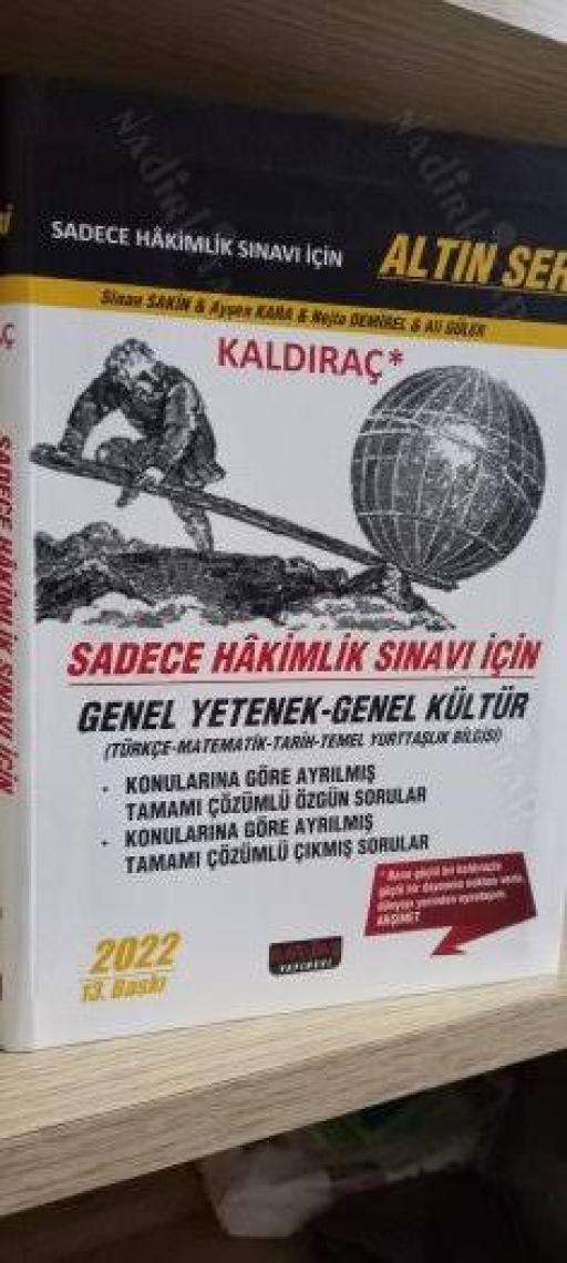 Savaş Yayınevi Kaldıraç Hakimlik Için Genel Yetenek Genel Kültür Soru Bankası