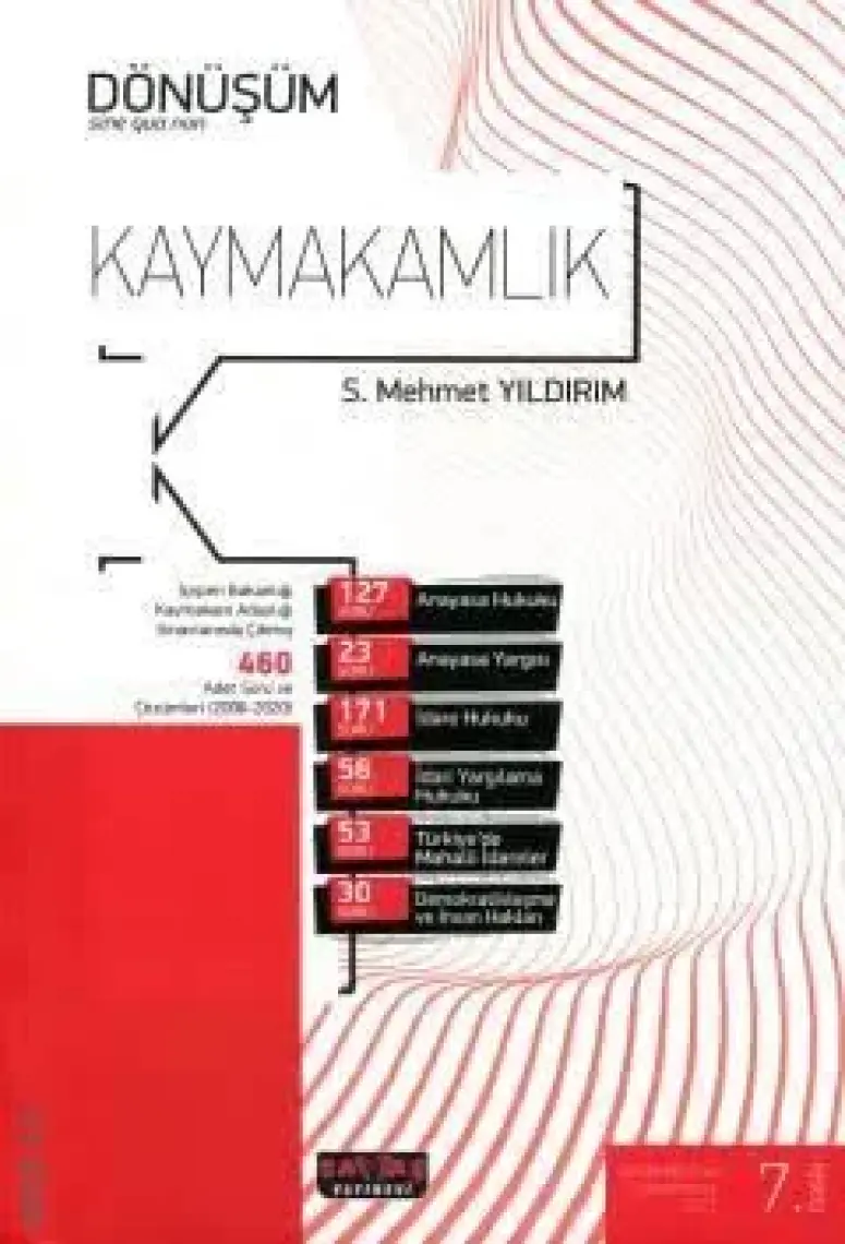 Savaş Yayınevi Dönüşüm Kaymakamlık Soru Bankası Savaş Yayınları 2021