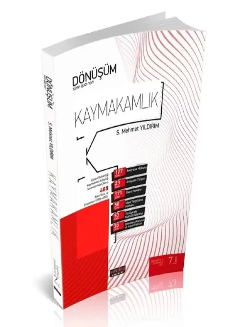 Savaş Yayınevi Dönüşüm Kaymakamlık Soru Bankası Savaş Yayınları 2021