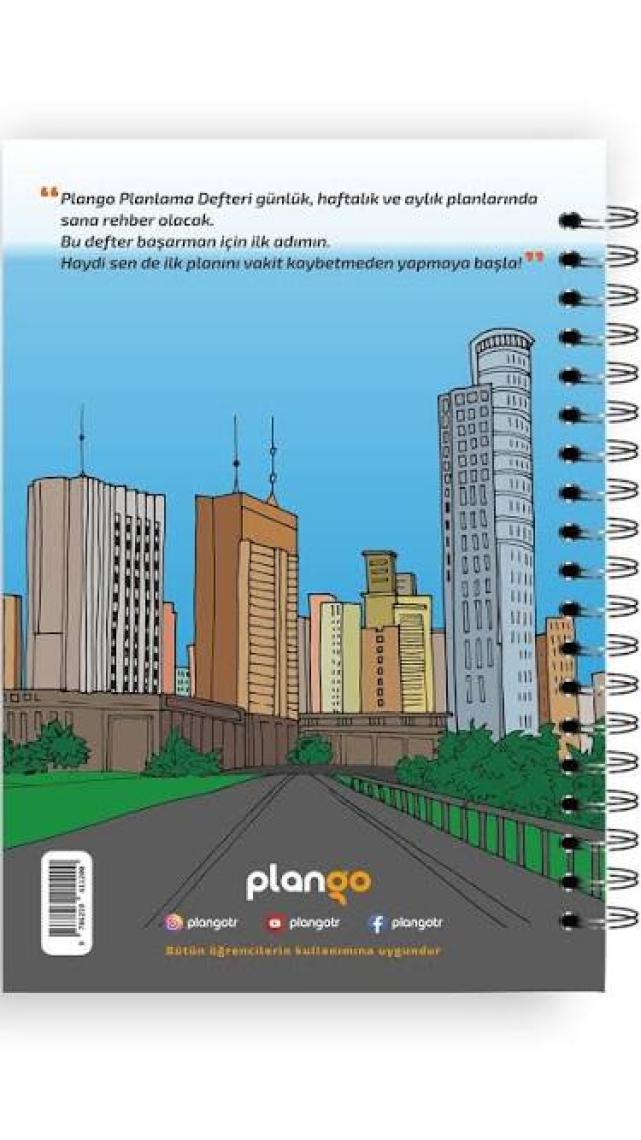 Plango Planlama Defteri TYT - AYT - LGS - KPSS Sınav Planlama Defteri