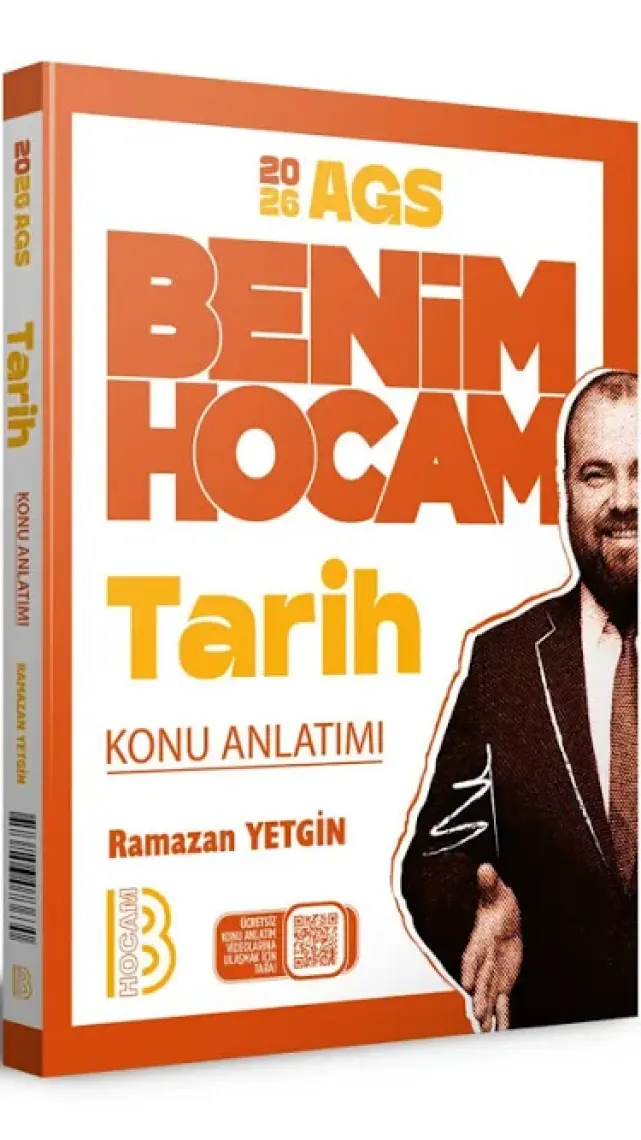 Benim Hocam Yayınları   2025 Ags Tarih Konu Anlatımı - Ramazan Yetgin
